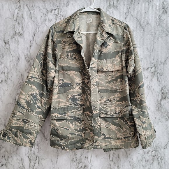 💕 Woman's utility Coat Air Force Camouflage Pattern - Picture 6 of 14